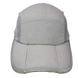 GADIEMKENSD 5 Panel Gray Hat One Size Mesh Reflective UPF 50 Lightweight Nylon